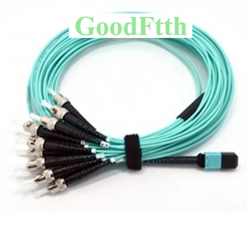 

Fiber Patch Cord Patchcord Cable MPO-ST OM3 12 Cores GoodFtth 20-100m