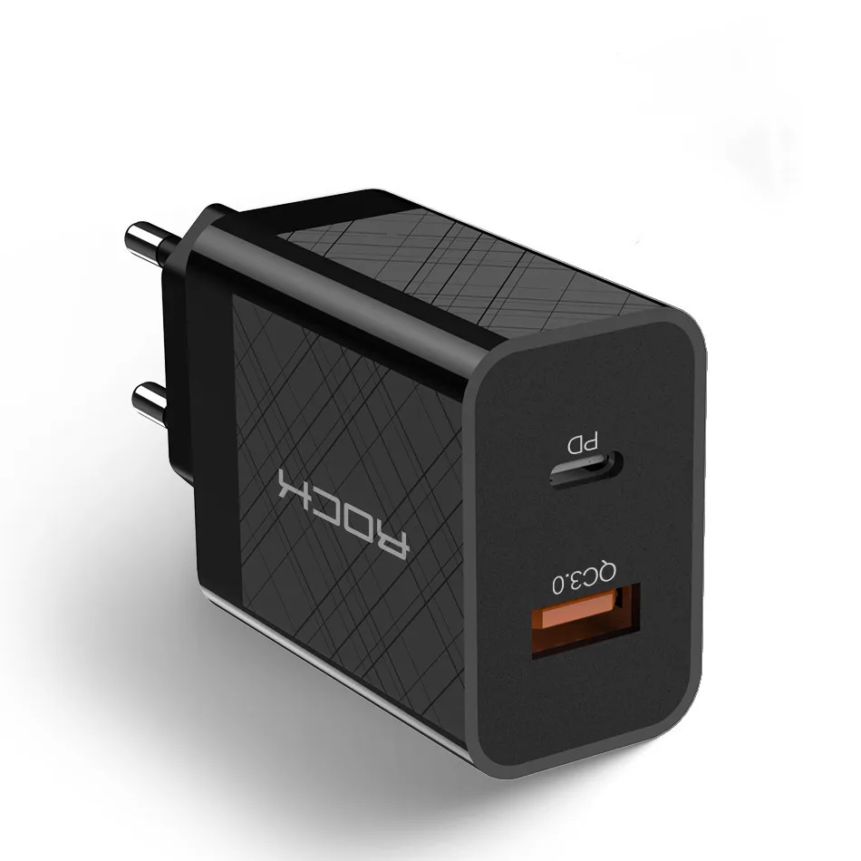 PD QC 3,0 FCP Dual USB зарядное устройство 36 Вт Быстрая зарядка для iPhone 11 Pro XS X 8 plus+ быстрая зарядка мобильного телефона настенное зарядное устройство для путешествий - Тип штекера: PD Charger