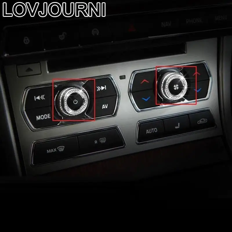 Interior Chromium Automovil Modified Auto Accessory Mouldings Car Styling Covers Trim Protecter 12 13 14 15 FOR Jaguar XF | Автомобили и