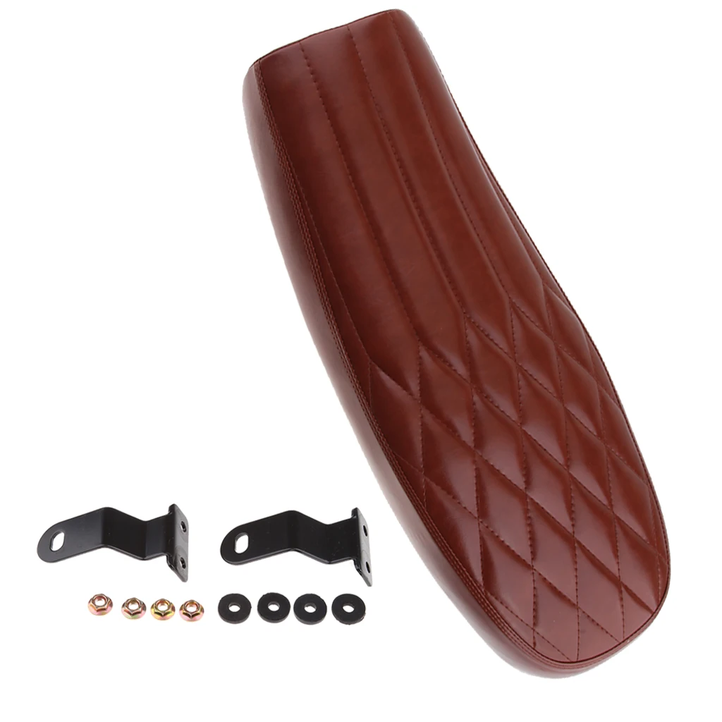 63 Cm Seat Waterproof With Mounting Kits Motorcycle Cafe Racer Seat Vintage Seat Cushion