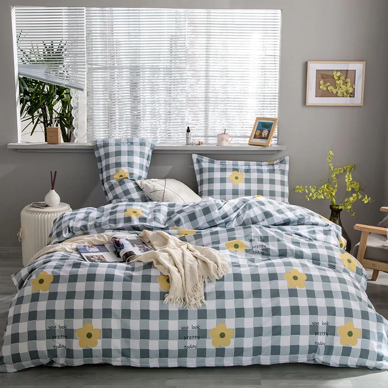 Cartoon Duvet Cover Set Child Cute Bedding Single Double Queen King 220/240 Bed Sheet Pillowcase Bedcover Linens Quilt | Дом и сад