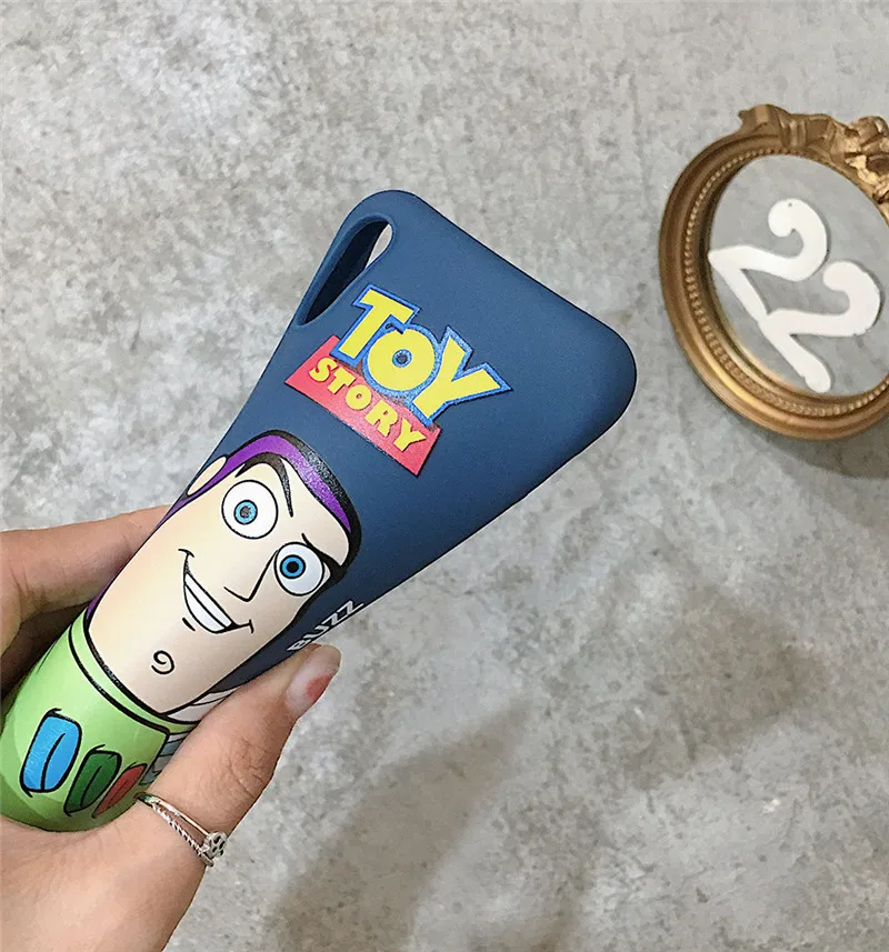 История игрушек мультфильма мягкий TPU Buzz Lightyear hudi чехол для телефона iphone Xs MAX XR X 6 6s 7 8 Plus Забавный милый чехол Капа