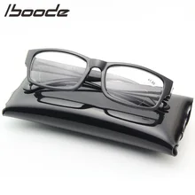 IBOODE квадратные очки для чтения для мужчин и женщин пресбиопические очки женские мужские очки при дальнозоркости унисекс диоптрий оптика очки