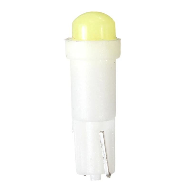 20pcs DC12V T5 B8.5D Led Ceramic Lamp Dashboard Gauge Instrument Wedge Base Side Light Bulb White Support Dropshipping