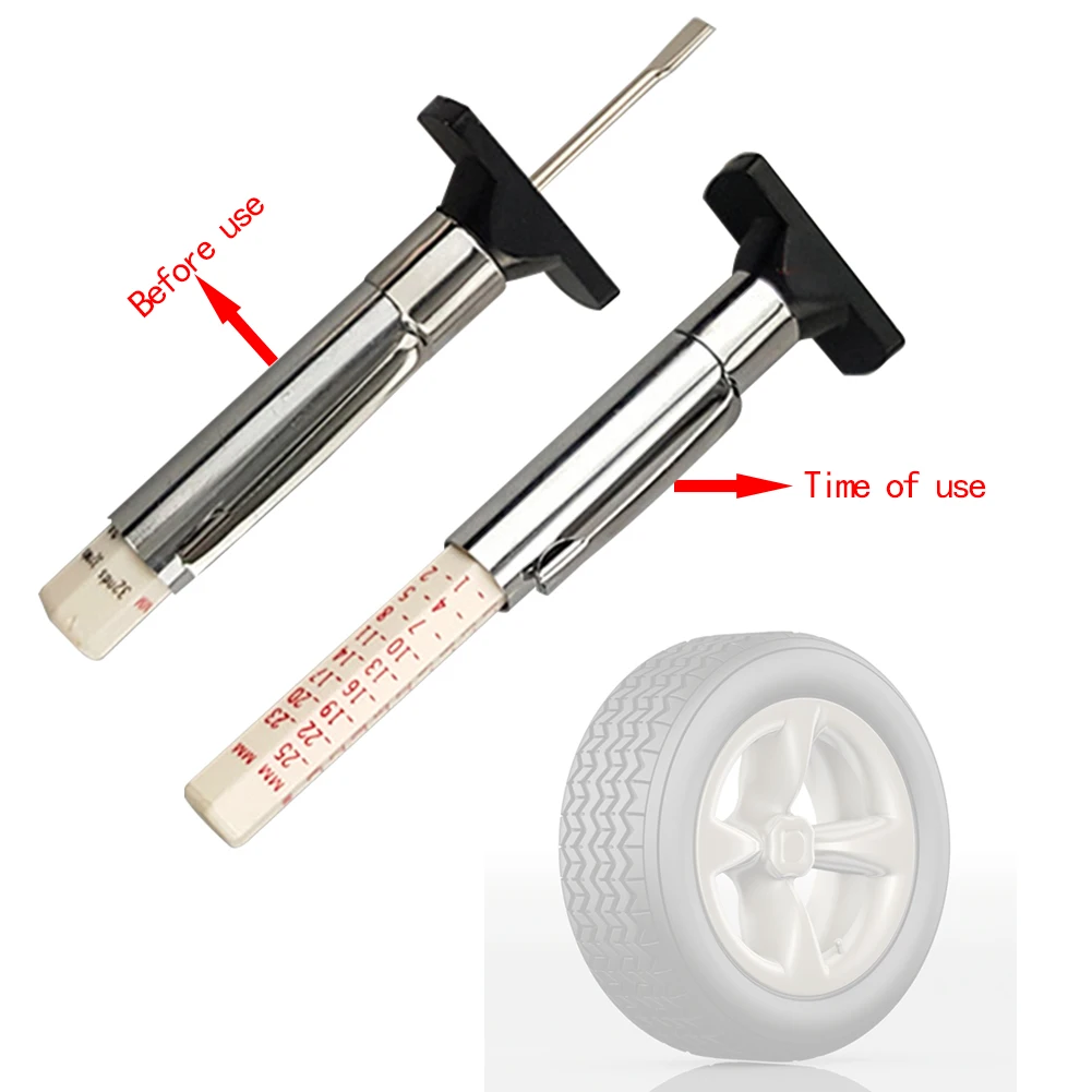 Универсальный автомобильный измеритель глубины для шин, тестер, цветная шина, измерители протектора