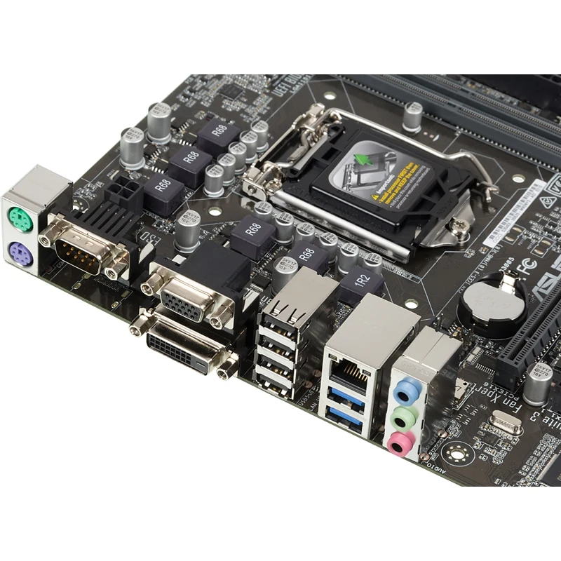 Материнская плата Asus H110M-C Soc-1151 Intel H110 2xDDR4 mATX AC`97 8ch(7.1) GbLAN+VGA+DVI