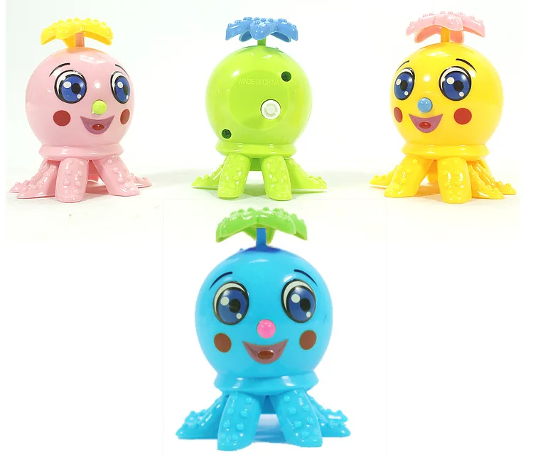 Cute Spring Cartoon Octopus Winding Fun Toot Small Octopus Early Childhood Educational Stall Toy