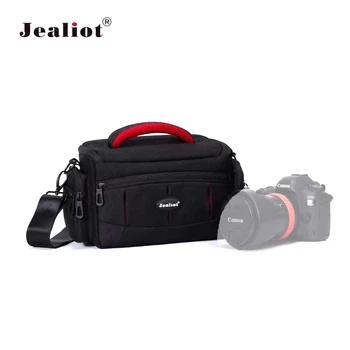 

Jealiot Dslr Camera Bag Shoulder Bag Waterproof Lens Case Photo Shoulder Strap with Rain Cover for Nikon D750 Sony A6000 Canon