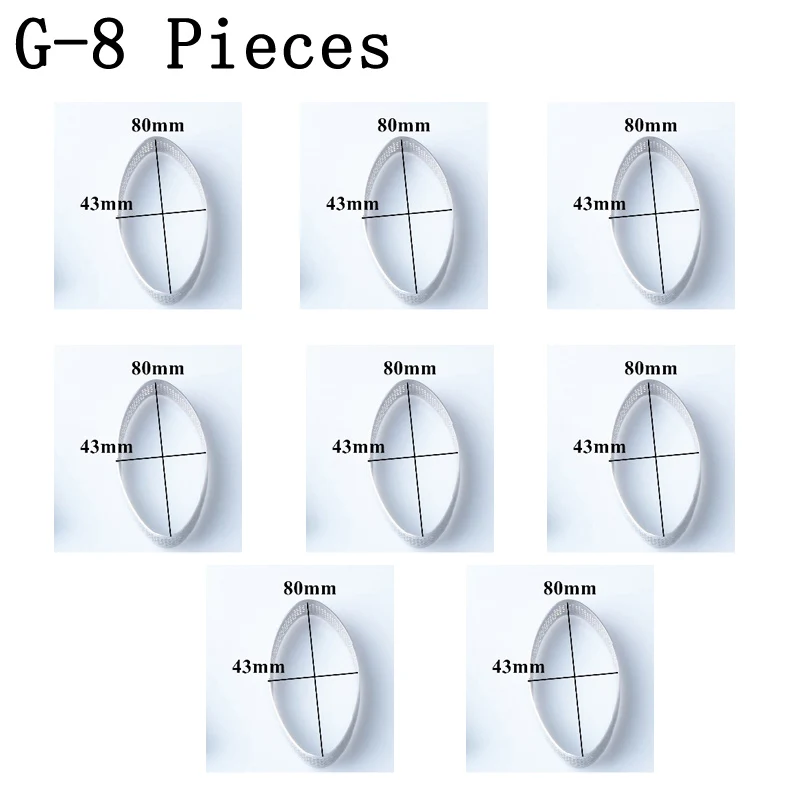 G-8 Pieces SHENHONG различные нержавеющей стали Tart кольцо французский десерт форма для пиццы сырный мусс форма для торта фруктовый крем форма для выпечки формы для выпекания - Цвет: G-8 Pieces