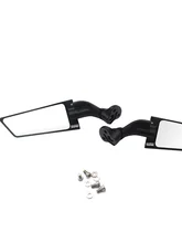 Rétroviseurs latéraux de moto modifiés aile de vent rétroviseur rotatif réglable 2 pièces, nouveau pour BMW S1000RR 2015 2016 2017 2018