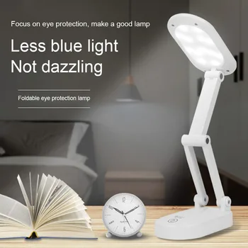 

Dormitory Sleeping Small Office Led Reading Foldable Portable Color Change Gift Table Light USB Rechargeable Stepless Dimming
