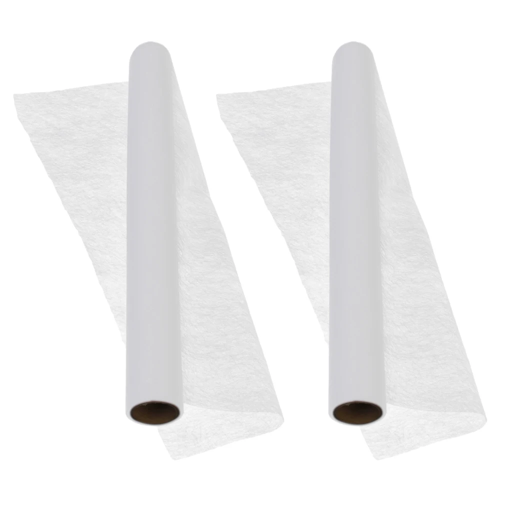 2 Rolls 3 Meters x 40cm Fabric Fusing Tape Adhesive Hem Tape Iron-on Tape Fabric Fusible Bonding Web Tape