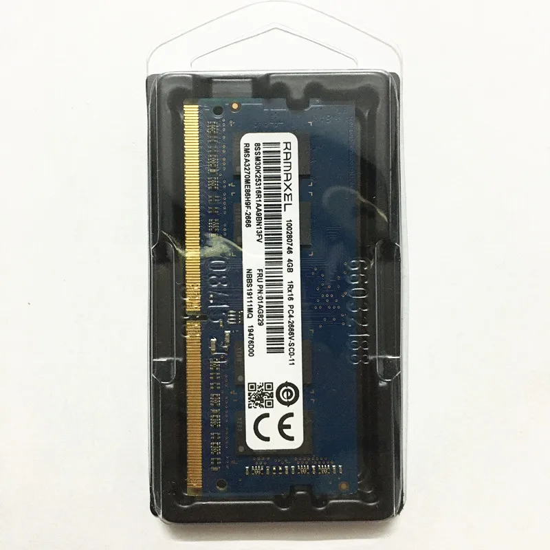 Ramaxel ddr4 4 Гб 2666 МГц памяти ноутбука 1Rx16 PC4-2666V-SC0-11 DDR4 ОЗУ ноутбук оперативной |