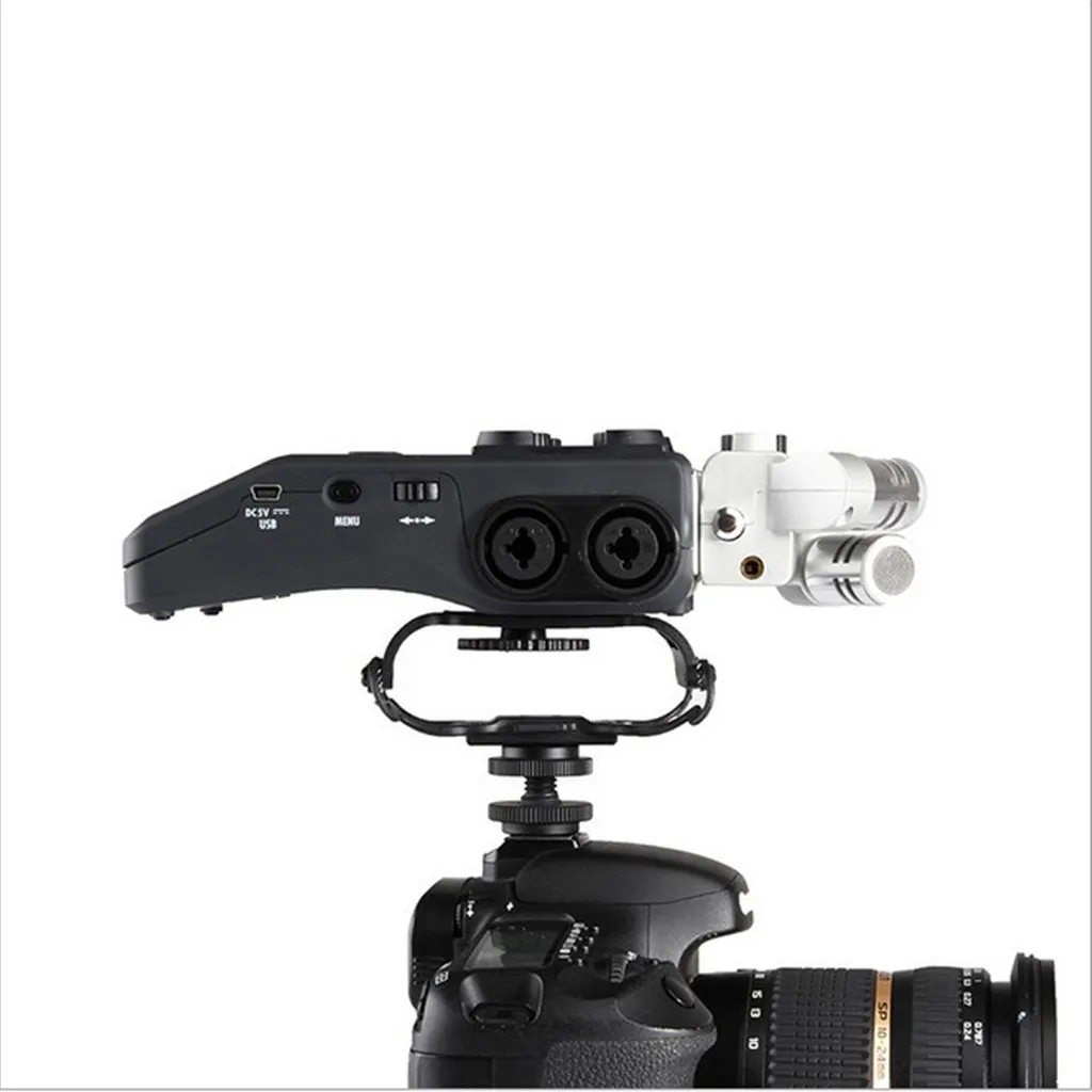 Microphone Shock Mount for Zoom H4n/H5/H6/H1, Tascam DR-40/DR-05, Olympus LS-100, LS-12, Linear PCM Recorders