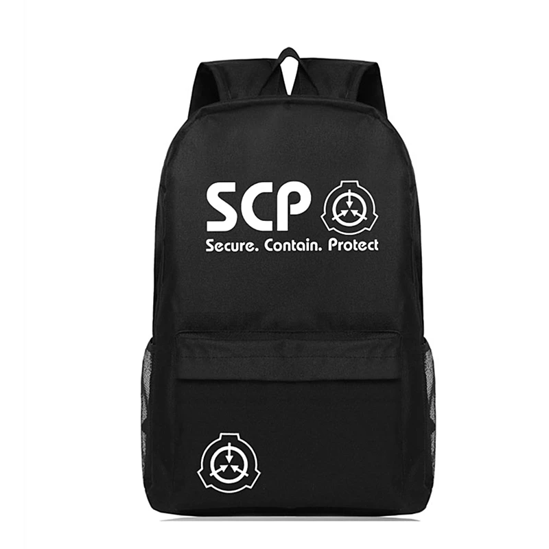 Pаспродажа SCP безопасный рюкзак с защитой, школьная сумка, унисекс, дорожная сумка для ноутбука, книга для путешествий, подарок для подростков