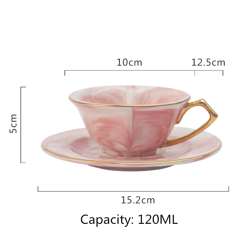 pink Мраморная кофейная чашка в форме сердца, керамическая чашка для молока, соус в скандинавском стиле, чашки для утреннего чая, фарфоровая чашка для завтрака, Прямая поставка - Цвет: pink