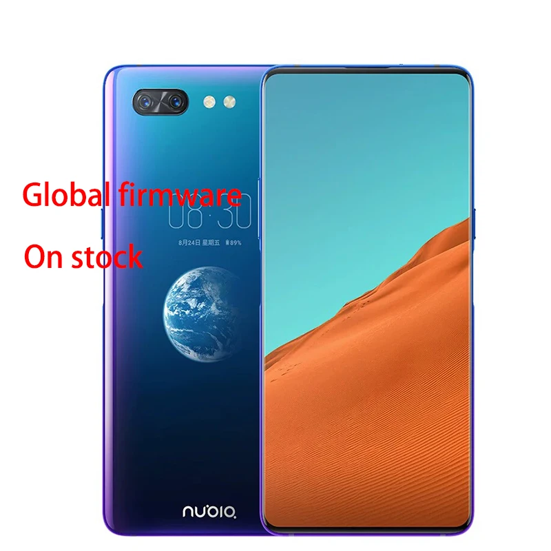 Смартфон ZTE Nubia X 4G LTE двойной экран 6 26 дюйма 5 1 Snapdragon 845 6/8 ГБ 64/128 двойная камера 24 МП