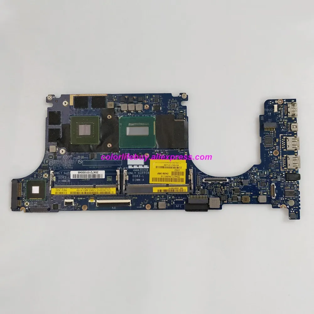 

Genuine CN-0530H3 0530H3 530H3 VAUB0 LA-9941P w I7-4702HQ CPU w N15P-Q1-A2 GPU Laptop Motherboard for Dell M3800 Notebook PC