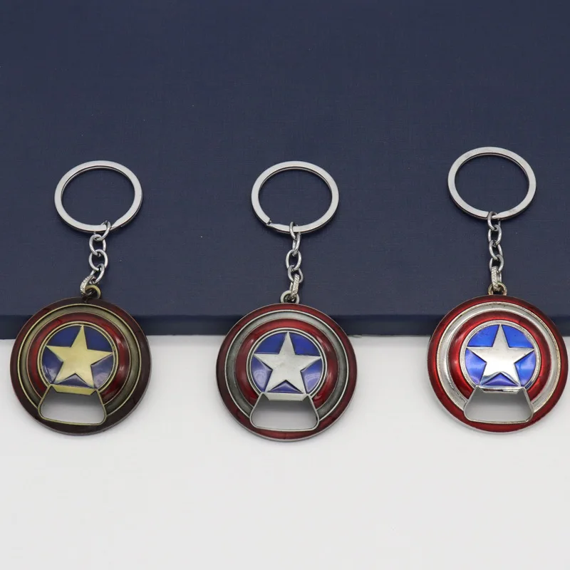 Captain America Shield Keychain Bottle Opener Keychain Avenger