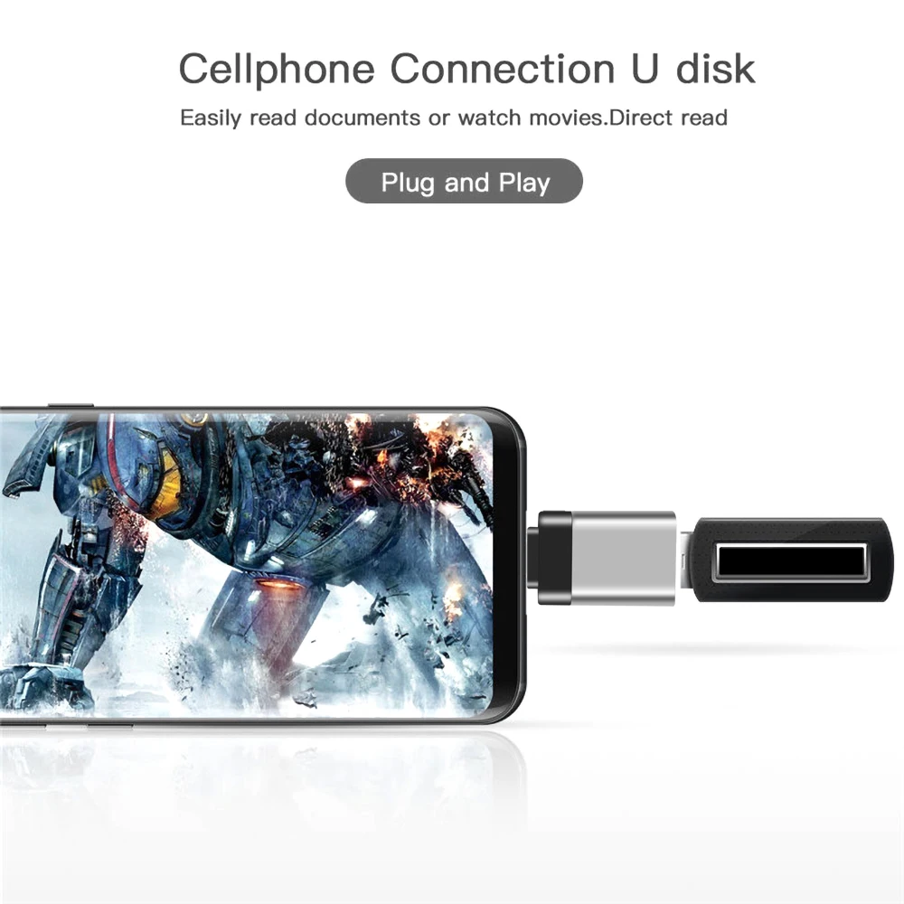 Адаптер Kebidu USB 3.0 Type C OTG с на 3 1 конвертер кабель для зарядки и синхронизации данных