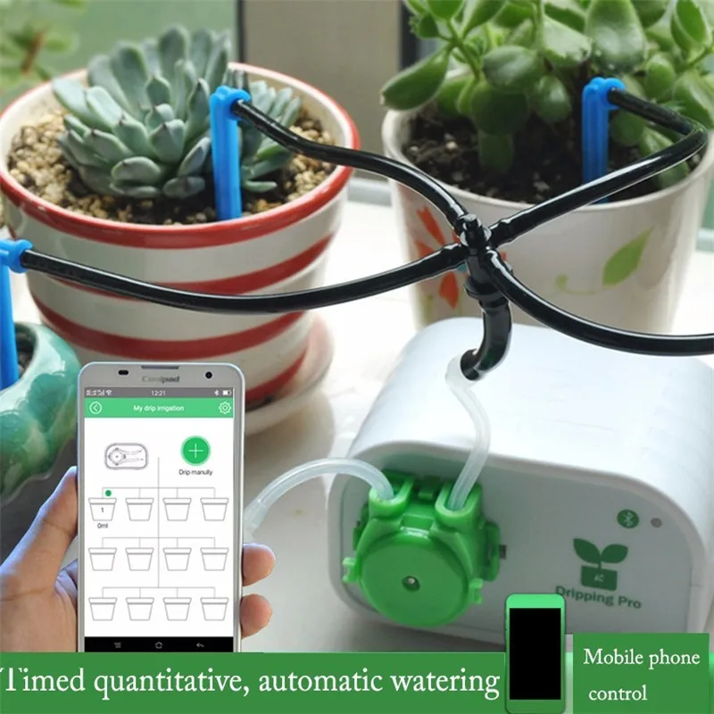 

Smart Mobile Phone Control Intelligent Garden Automatic Watering Device Drip Irrigation Controller Tool Water Pump Timer System