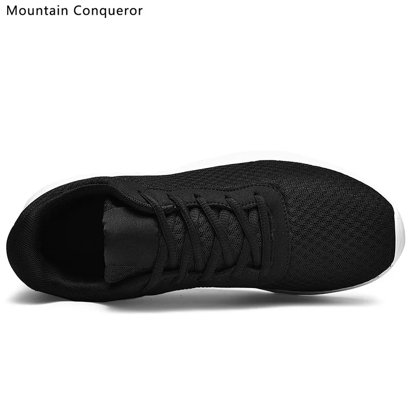 Mountain Conqueror Men Vulcanize Shoes Sneakers Breathable Casual No-slip Men Male Air Mesh Lace up Man Shoes Size 35-47
