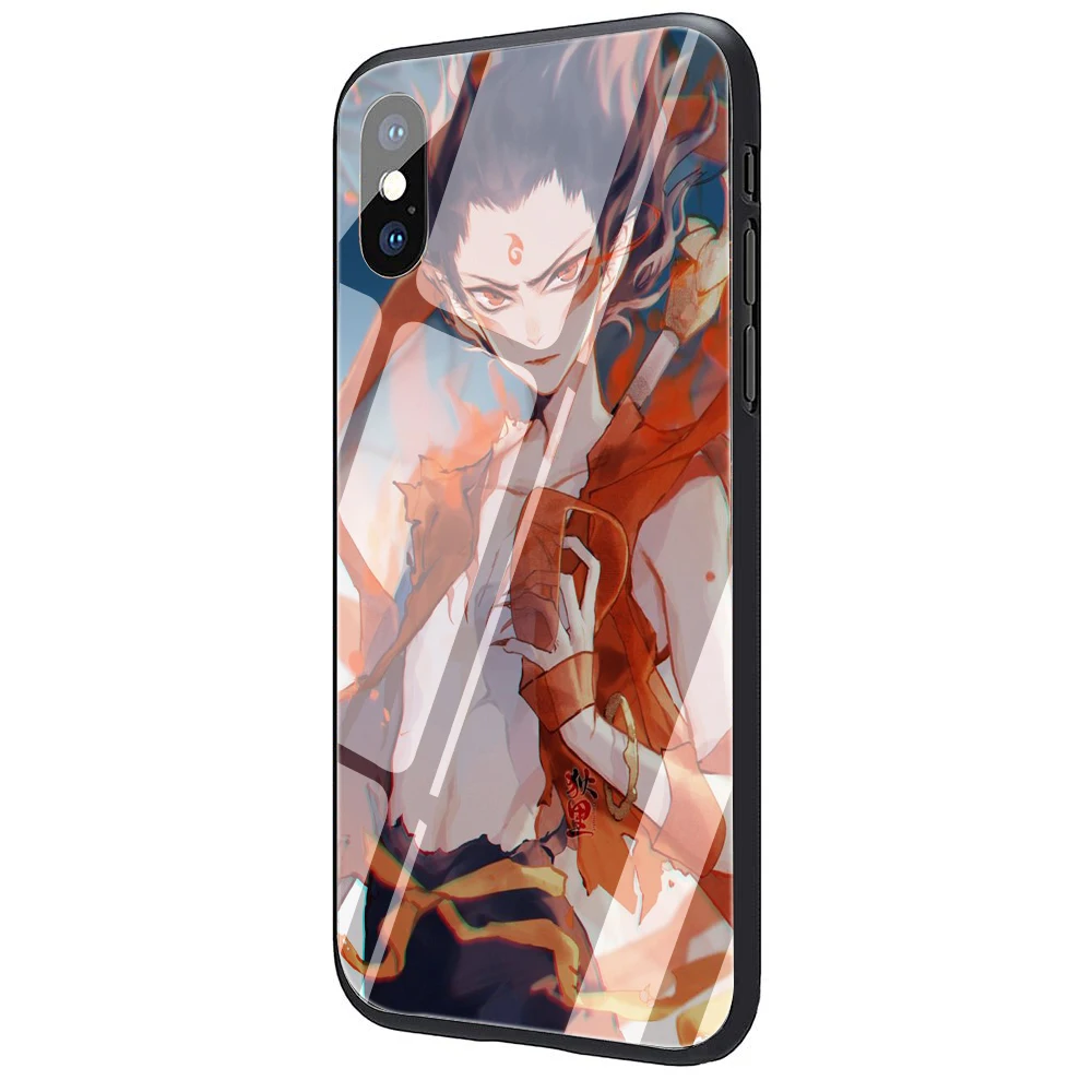 G4 EWAU NE ZHA стеклянный чехол для телефона чехол для iPhone 5 5S SE 6 6s Plus 7 8 Plus X XR XS MAX - Цвет: G4