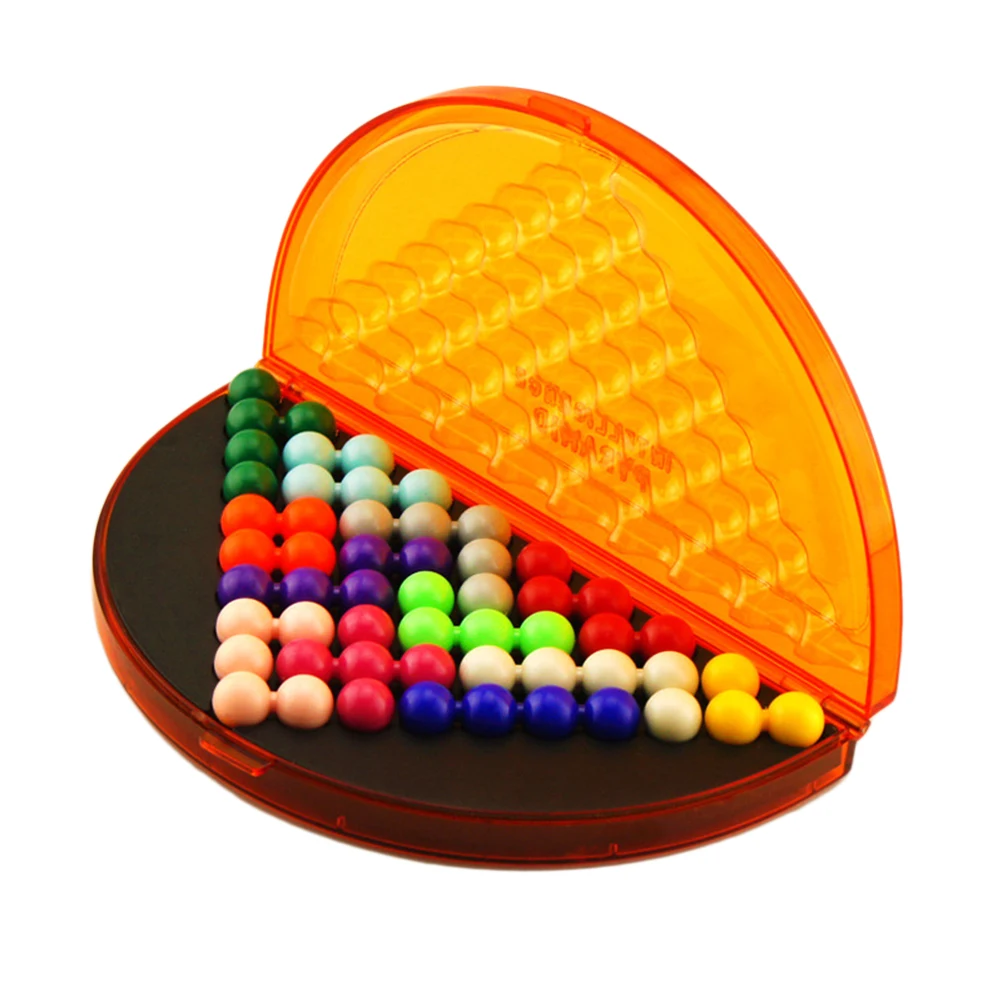 Classic Wisdom Pyramid Beads Platter Game Logic Thinking Ball Brain Teasing Toys Children And Adult Educational Toys