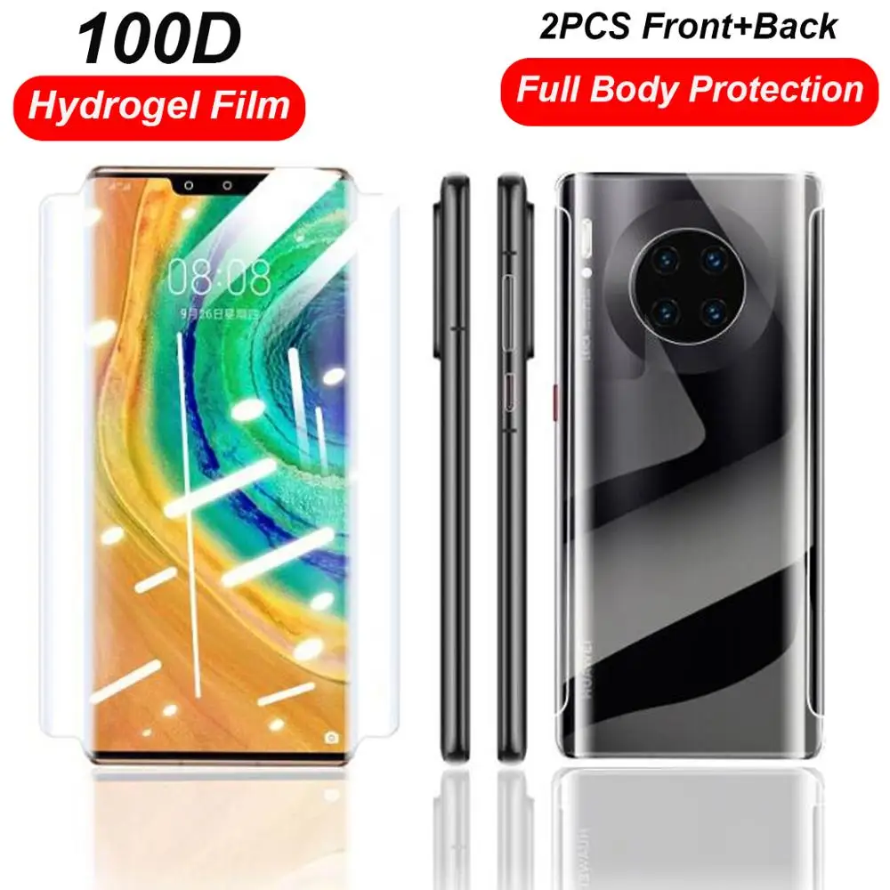 Гидрогелевая пленка для Huawei mate 40 pro P40 Pro P30 30 20 Nova 8 pro|Защитные стёкла и плёнки| |