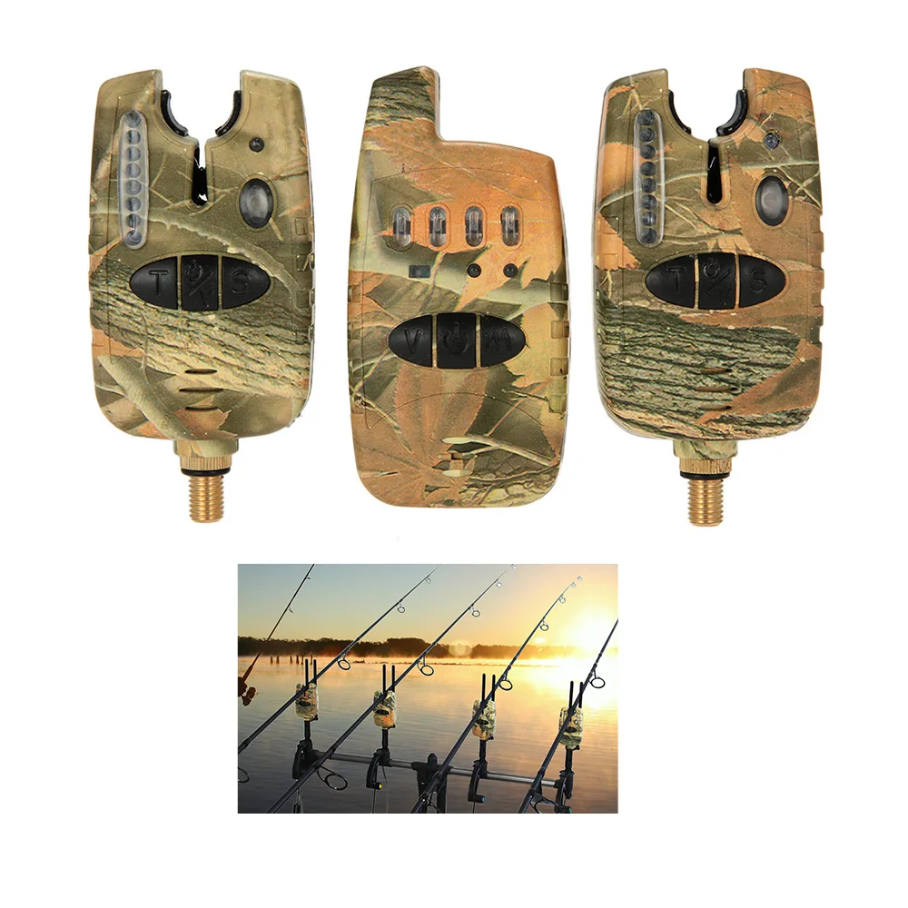 

Lixada Wrieless Fishing Alarm Fishing Alert Bite Alarm Set Receiver Fishing Rod Swinger Fishing Tackle Carp Indicator Pesca
