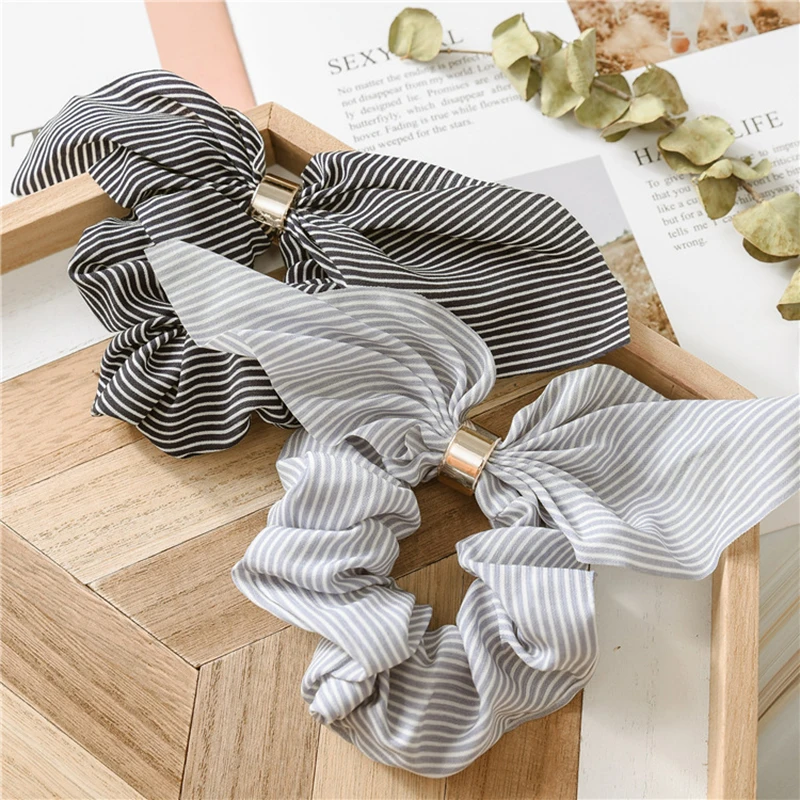 Fashion Scrunchier for Woman Elastic Hairband Knot Scrunchy Girls Hair Accessories Christmas Headbans Pleated Headband Scrunchie flapper headband