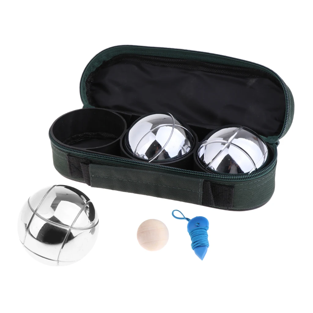 3pcs Economy Bocce Ball Set Backyard Beach/ Lawn Throw Game Equipment Training Set