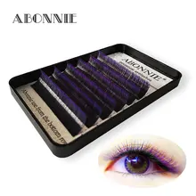 Волшебные ресницы с эффектом омбре, 1 чехол, 6 рядов, Новое поступление, цветные ресницы, легкие веерные ресницы, самостоятельные веерные ресницы с эффектом цветения, ресницы из искусственной норки