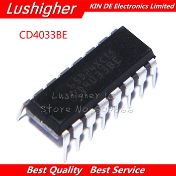 

10pcs CD4033BE DIP-16 CD4033 DIP 4033BE HEF4033BP HCF4033BE HCF4033