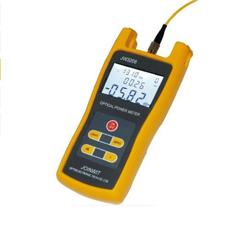 

JW3208 OPM Cable Tester FTTH multifunct fiber optic power meter with low price
