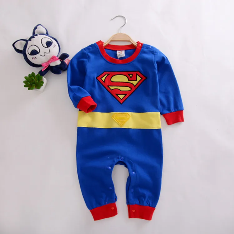Хлопковый комбинезон с длинным рукавом и накидкой для мальчиков|set fashion|baby cottonboys