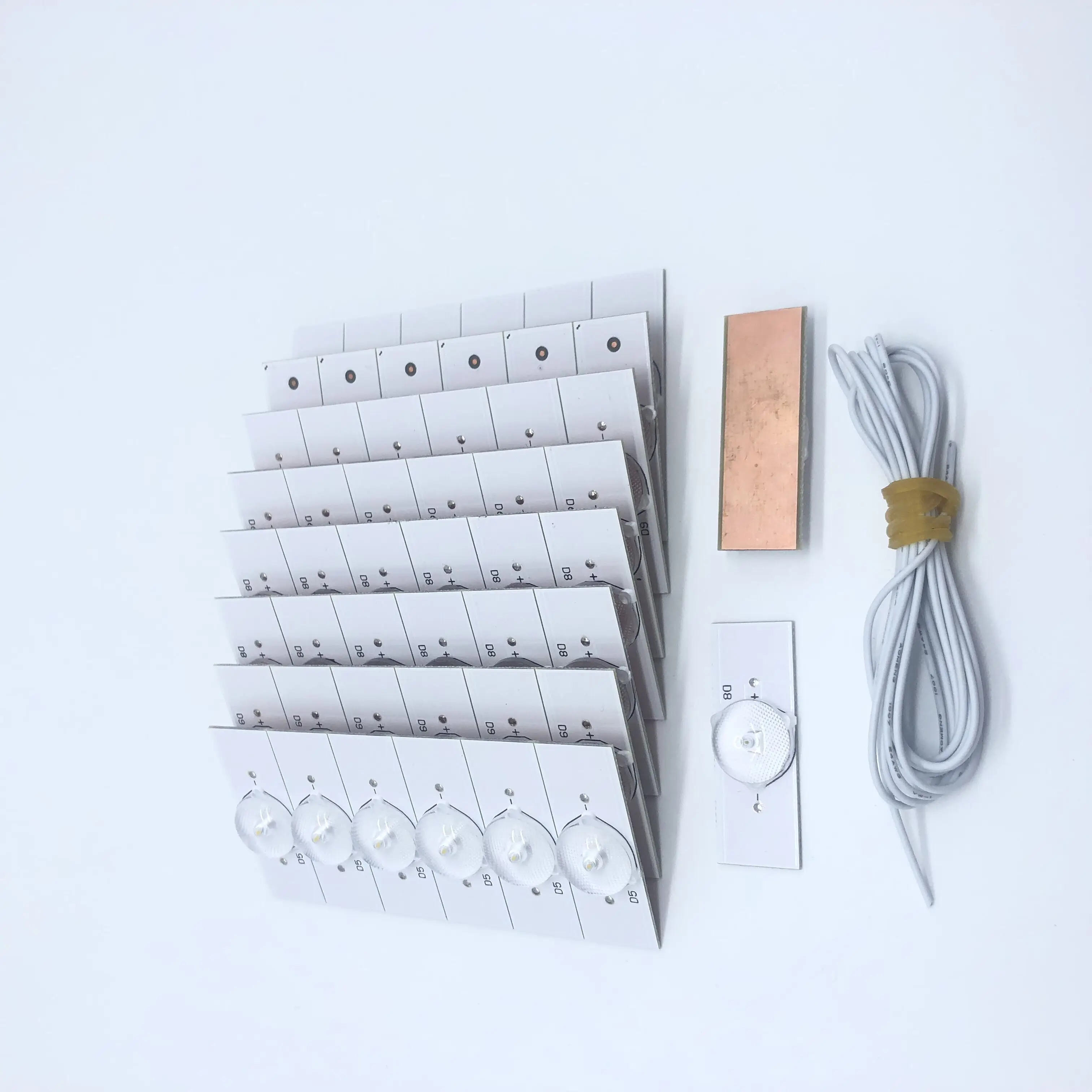 100PCS 3V SMD Lamp Beads with Optical Lens Fliter for 32-65 inch LED TV Repair