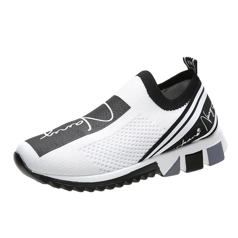 2022 Designer Unisex Couples Shoes Slip On Walking Women Sneakers Breathable Sock Women's Shoes Trainers Brand Chaussure Homme 