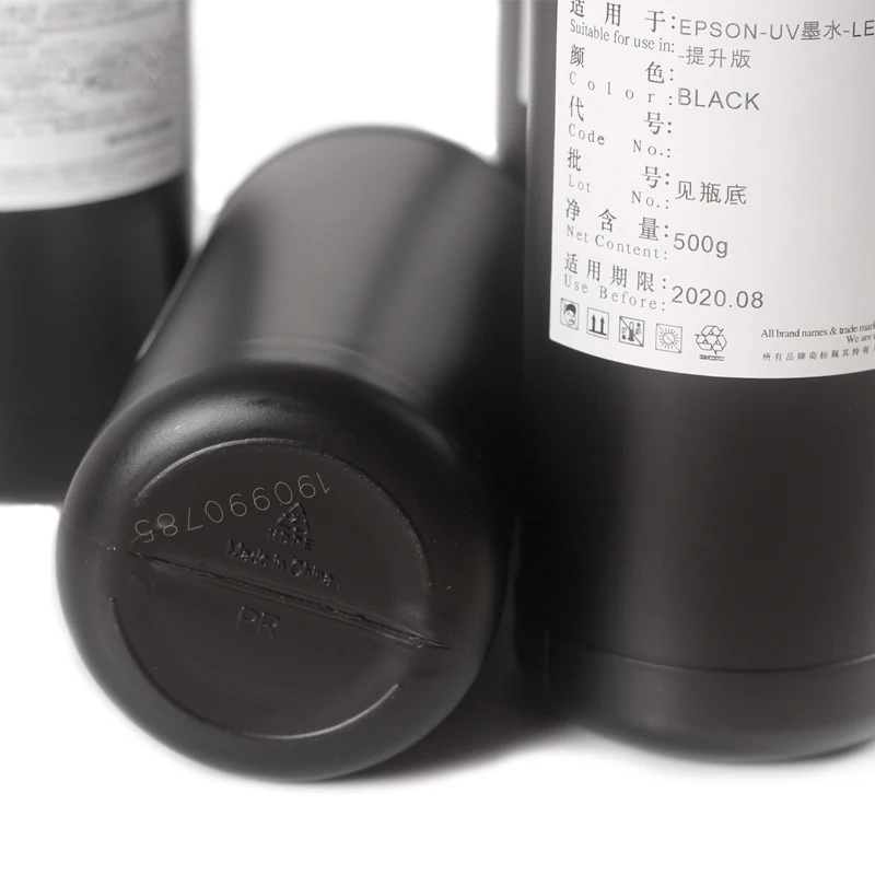 250ML 500ML Hard ink.LED UV Ink for DX3 DX4 DX6 DX7 DX5 Printhead Desktop and Large Format Inkjet Printer.Small UV printer ink