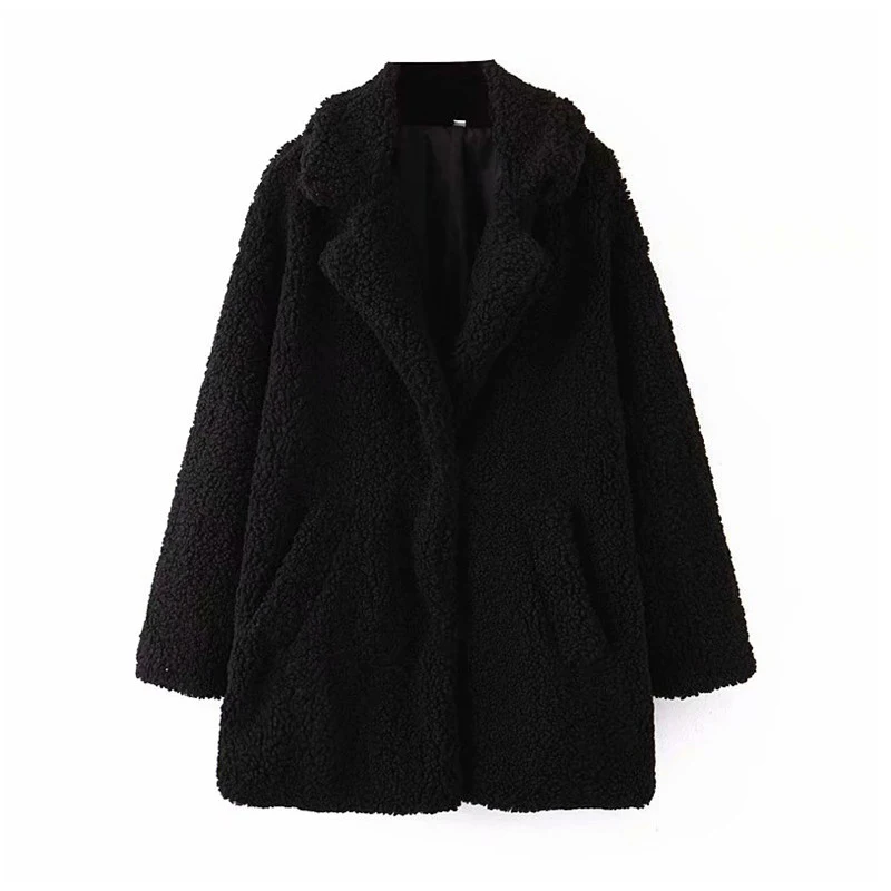 Best  Stylish Autumn Winter Faux Fur Coat Women Warm Teddy Bear Coat Ladies Fur Jacket Female Teddy Outwe