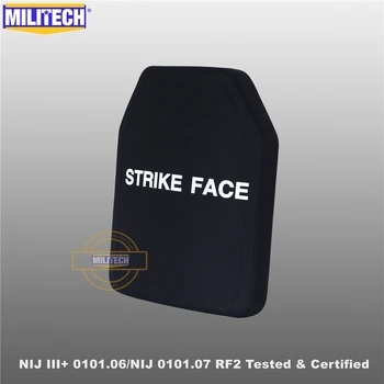 

MILITECH SIC&PE NIJ Level III+ 0101.06/NIJ 0101.07 RF2 Bulletproof Plate Ballistic Panel For AK47 M80 SS109 Plate FREE SHIPPING