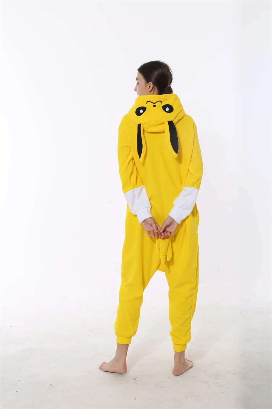 Кигуруми Покемон флис Onesie Взрослый Аниме Желтый гром Espeon Umbreon Косплей пижамы женский костюм комбинезон женский Забавный