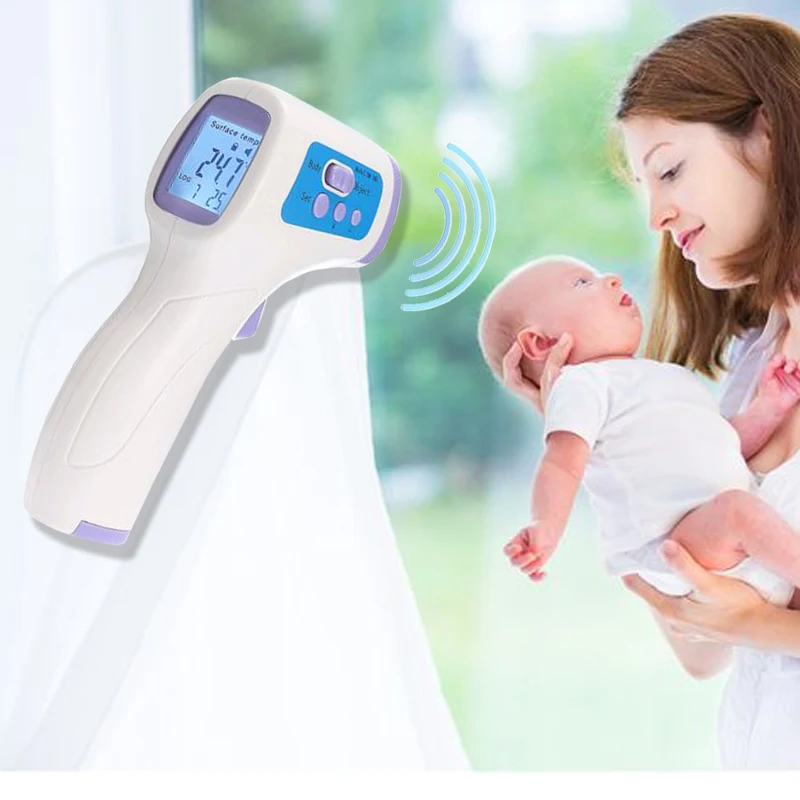 

Baby Electronic Digital Thermometer Infrared Forehead Body Thermometro Gun Non-contact diagnostic-tool thermometers for body