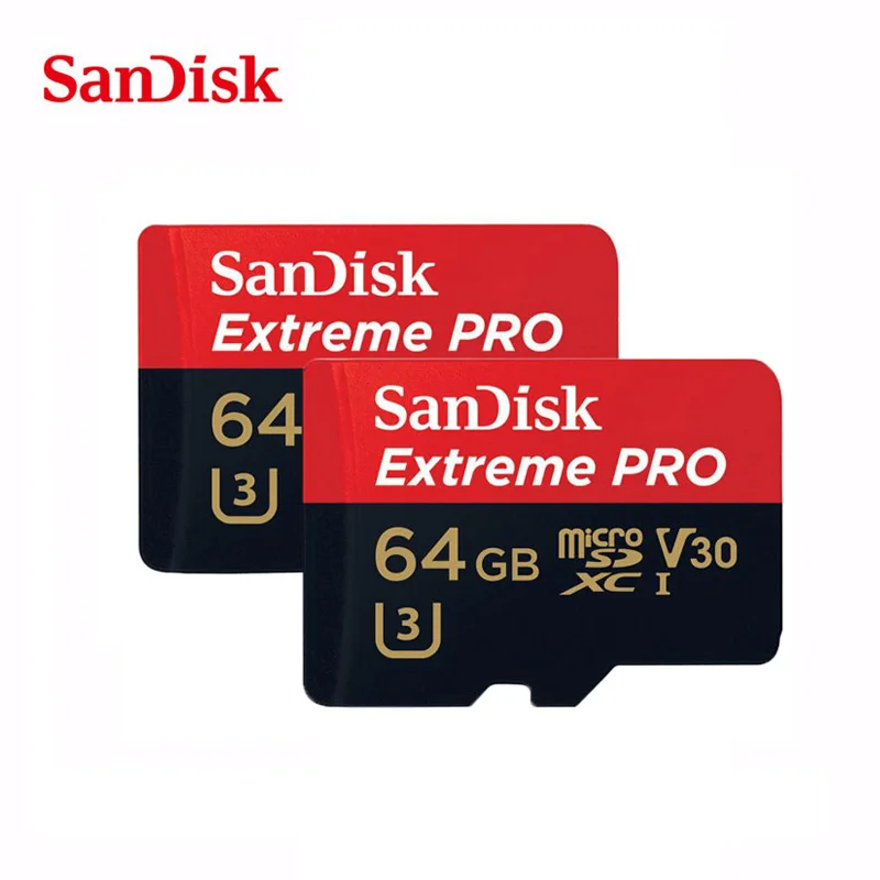 SanDisk 64GB128GB 256GB 512GB1TB Extreme PRO Tarjeta de memoria 170MB/s Class10U3 Lot 