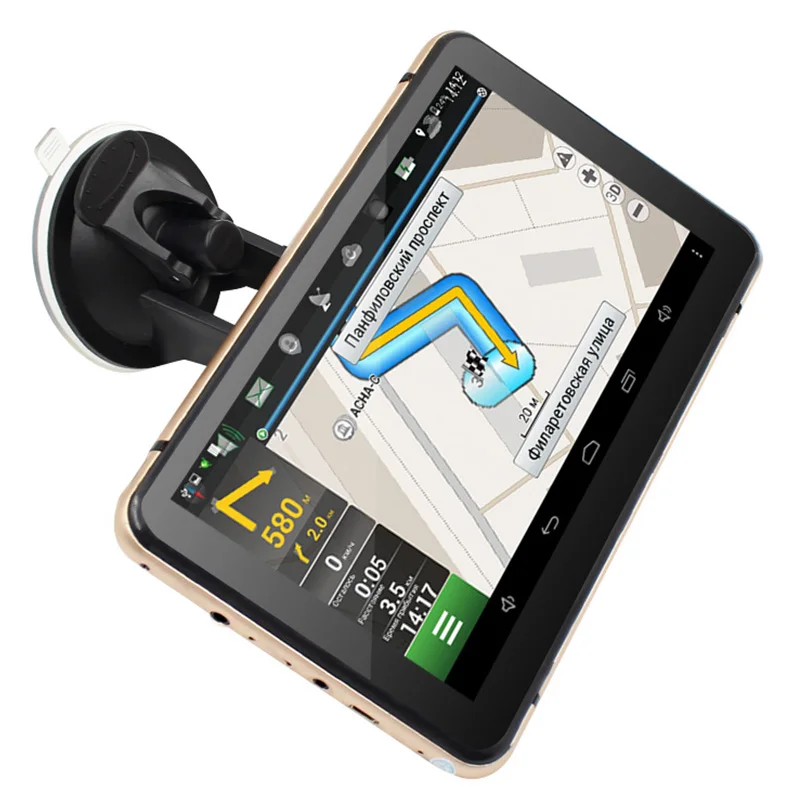 Android 4,4 7 дюймов Автомобильный видеорегистратор Камера емкостный Экран Hd 1080P Bluetooth Wifi Mp4 мультимедийный плеер Gps навигатор Карта Европы