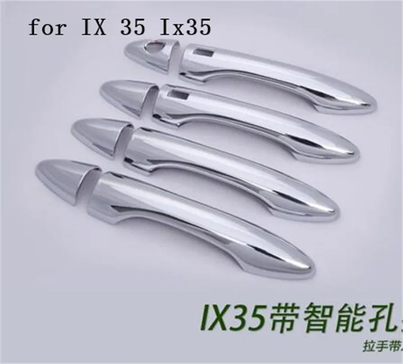 8 шт./компл. ABS Хромированная наклейка на крышку дверной ручки для Hyundai IX 35 Ix35 2010