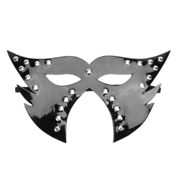 

Adult Products Fun Eye Mask Nightclub Party Makeup Props Alternative Toy Patent Leather Fox Mask