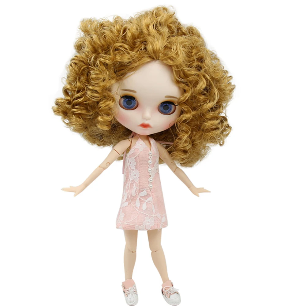 Кукла Blyth ICY DBS 1/6 с белой кожей шарнирное тело новинка матовое лицо резные губы