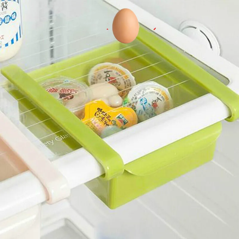 Мини ABS DIY ползунок кухонный держатель Полка Органайзер пространство ванная комната заставка морозильник стеллаж холодильник Организация хранения