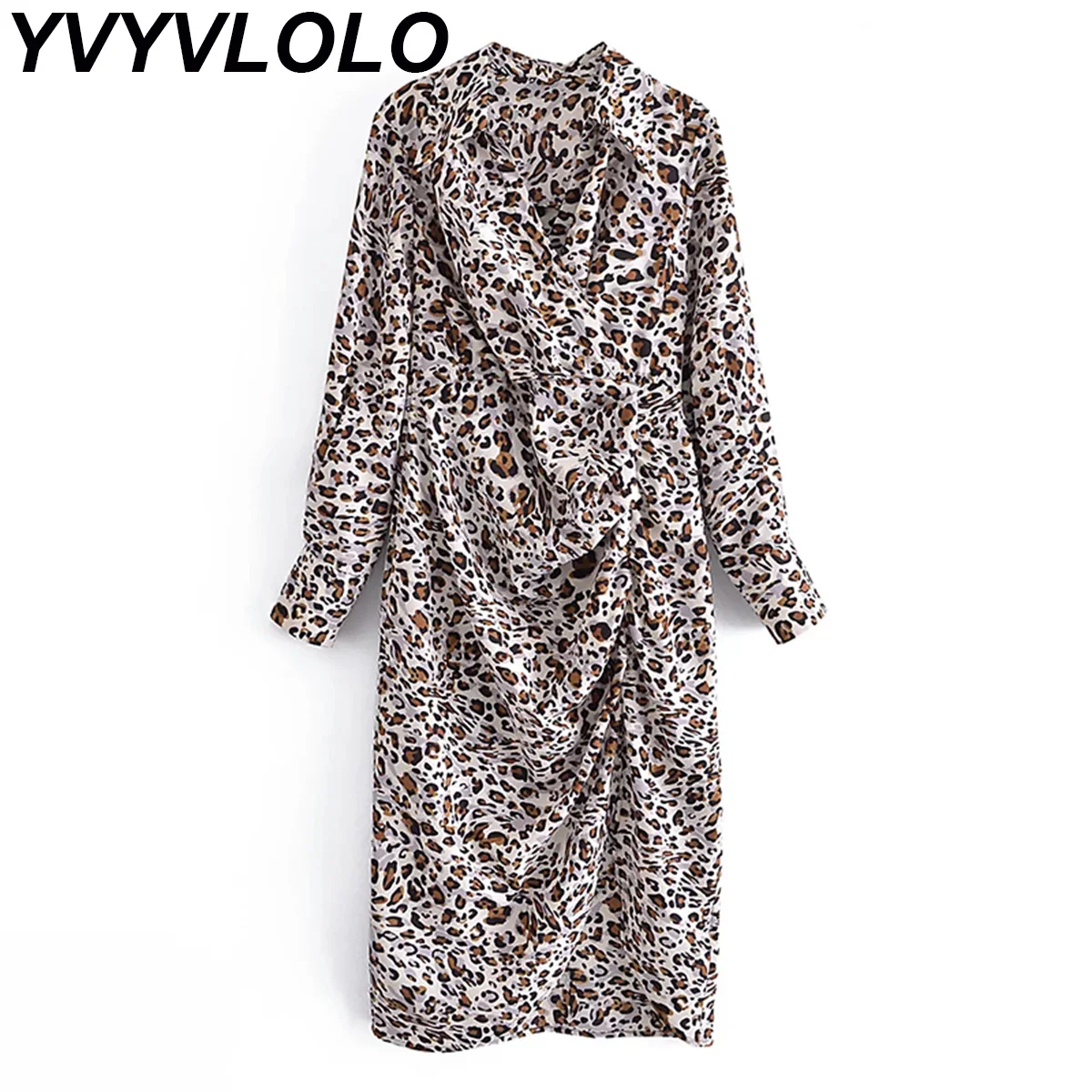 Floral Print Shirring Dress 2021 Women 